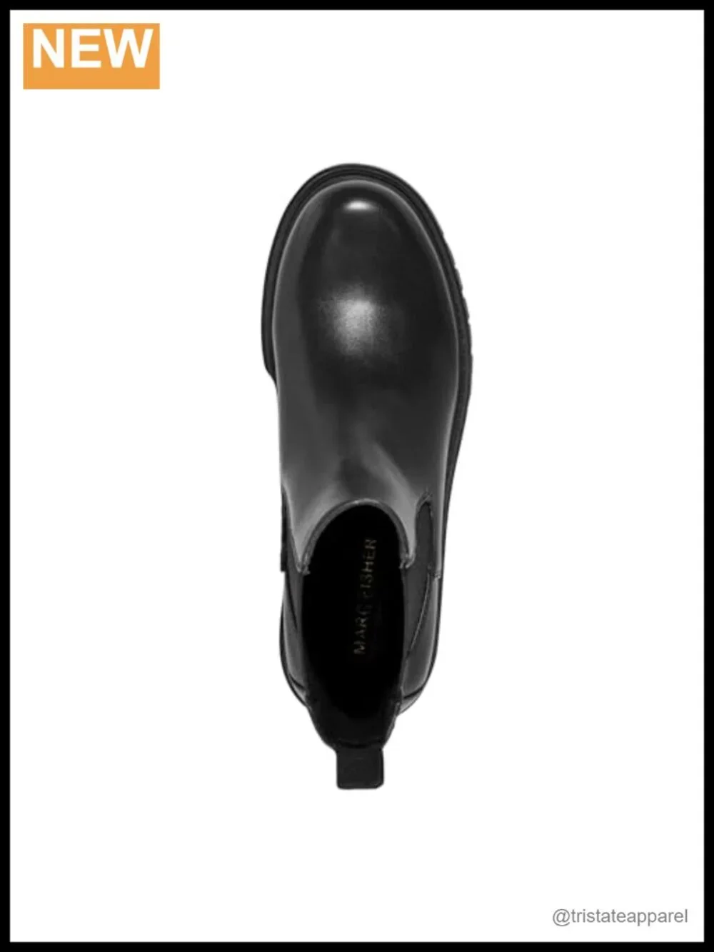 Marc Fisher Women's Ankle Booties Faux Leather Pull-On Lug Sole